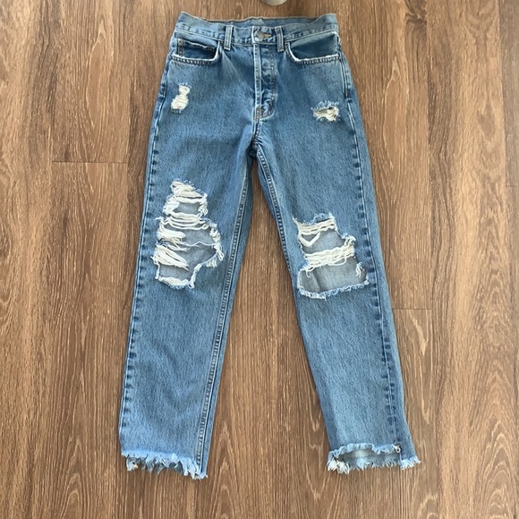 Carmar Distressed Button Fly Raw Hem Jeans Bundle - Picture 9 of 15